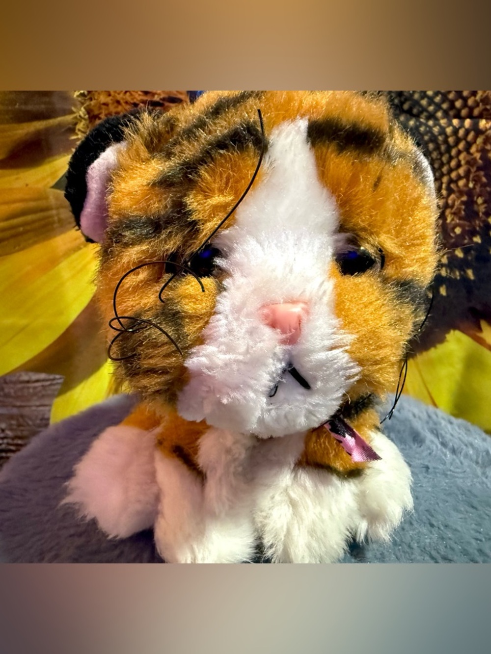 Tyco 1992 Kitty Kitty Kitten Purring Jungle Cat Rare Vintage Plush